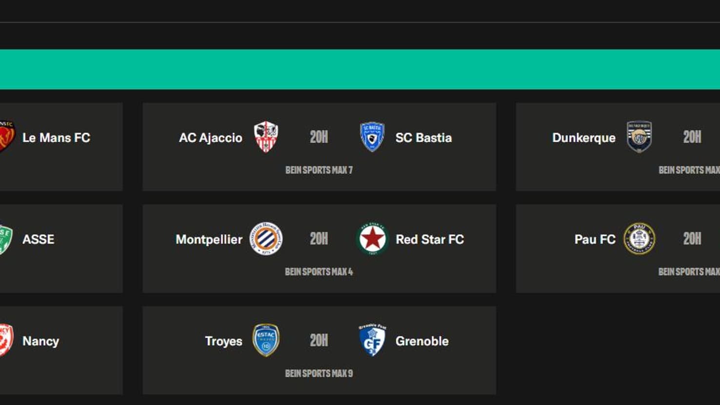 Le programme de la première journée de Ligue 2 pour la saison 2025-2026