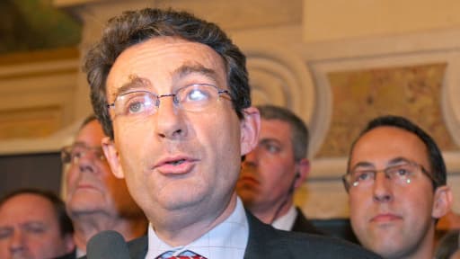 Jean-Christophe Fromantin en 2008 lors de son élection à la mairie de Neuilly-sur-Seine