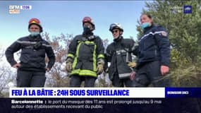Feu à la Bâtie-Neuve: les pompiers étaient en surveillance active ce jeudi 