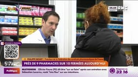 Près de 9 pharmacies sur 10 fermées aujourd'hui