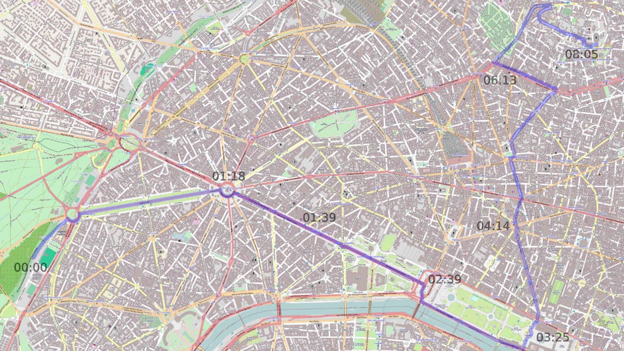 Le parcours de Claude Lelouch dans Paris Le parcours de Claude Lelouch dans Paris