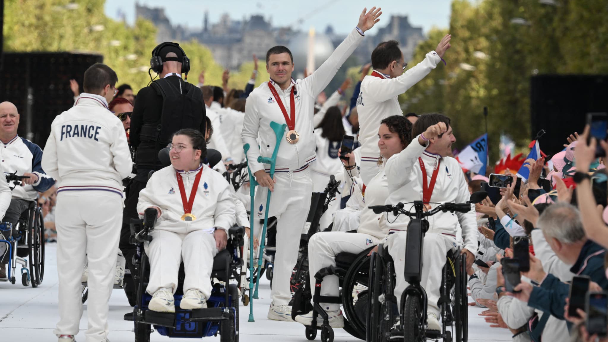 La parade des champions, le 14 septembre 2024.