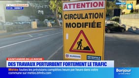 Saint-André-de-la-Roche : des travaux perturbent fortement le trafic