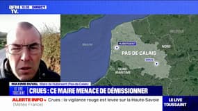 Crues dans le Pas-de-Calais: le maire d'Hubersent menace de démissionner