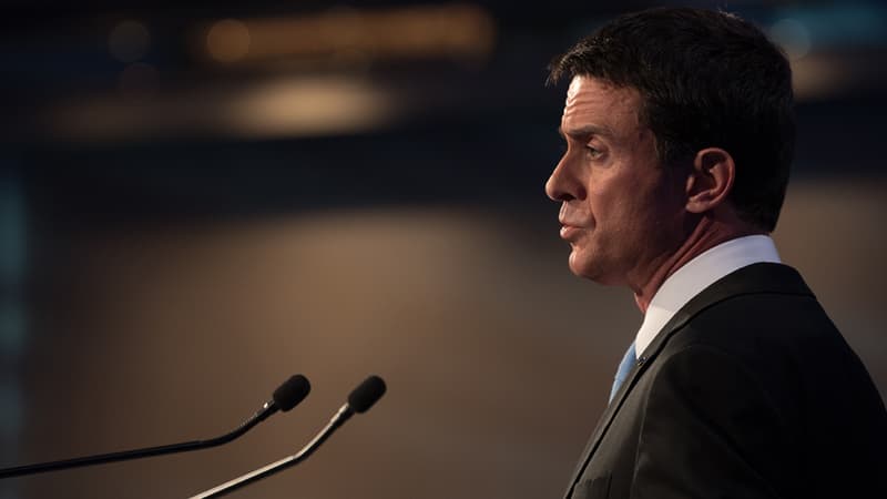 Manuel Valls lors d'un déplacement au Canada, en octobre 2016.
