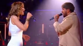 Slimane et Vitaa en duo sur "A fleur de toi" à l'occasion de l'émission "Tout le monde chante contre le cancer" en 2016