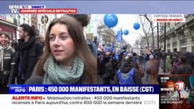 Manifestation contre la réforme des retraites: les étudiants se mobilisent dans les rues de Lille