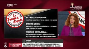 "Le monde d'après: le programme des GG": limiter à 20 le nombre d'élèves par classe