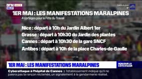 Alpes-Maritimes: les manifestations dans le département pour ce 1er mai
