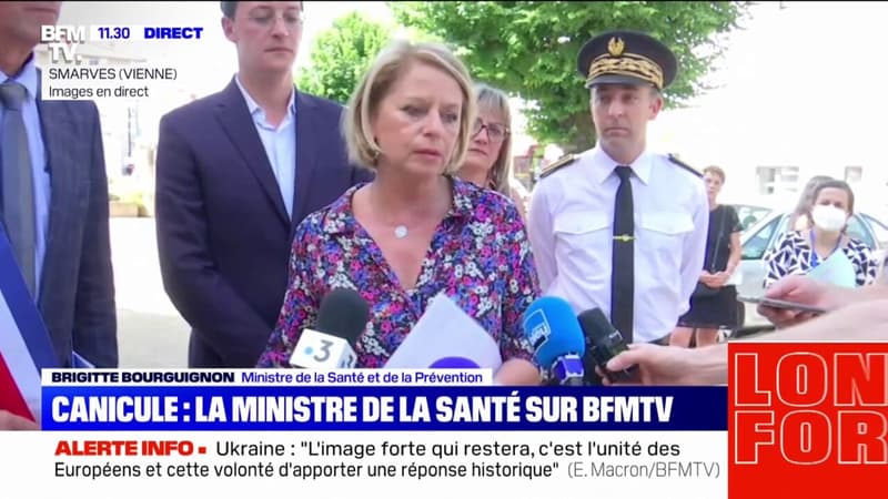 Brigitte Bourguignon, ministre de la Santé: 