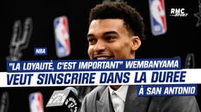 NBA : "La loyauté, c'est important pour moi" Wembanyama veut s’inscrire dans la durée aux Spurs