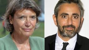 Véronique Cayla et Eric Toledano, respectivement photographiés en 2011 et 2017