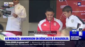 AS Monaco: l'international Vanderson en dédicaces à Beausoleil 