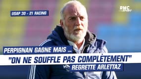 USAP 30-21 Racing : "On ne souffle pas complètement" regrette Arlettaz