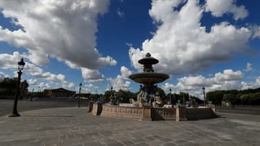 Les fontaines de la Concorde.