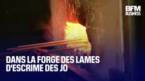  Sabres, fleurets, épées… Dans la forge des lames d'escrime des JO 