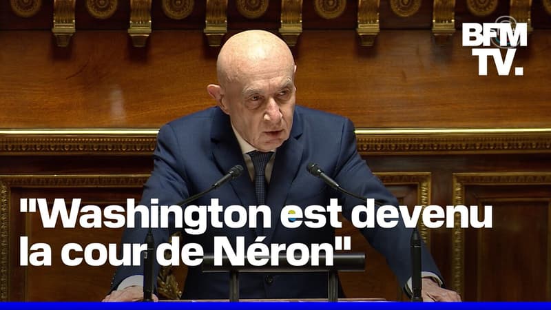 Claude Malhuret tacle Donald Trump, lors de son discours au Sénat sur la situation en Ukraine