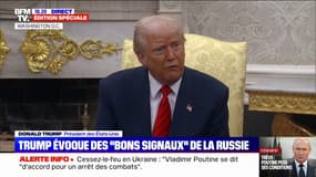 "Nous allons voir si la Russie est d'accord, et sinon ce sera dommage pour le monde", déclare Donald Trump