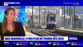Nice-Marseille: deux fois plus de trains dès 2025