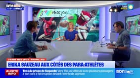Jeux paralympiques: Erika Sauzeau, athlète paralympique nordiste, a porté la flamme