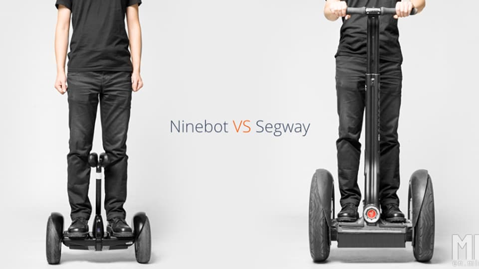 Le Ninebot Mini est beaucoup plus petit et sans doute plus agile le gros Segway traditionnel