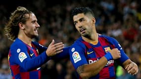 Antoine Griezmann et Luis Suarez