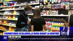 J-1 avant la rentrée scolaire : dernier rush aux rayons papèterie 