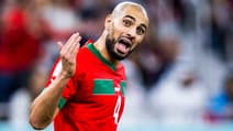 Sofyan Amrabat avec le Maroc pendant le Mondial 2022
