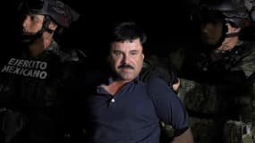 Joaquin Guzman lors de son arrestation