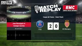 PSG-AS Monaco : le match en replay avec le son RMC SPORT