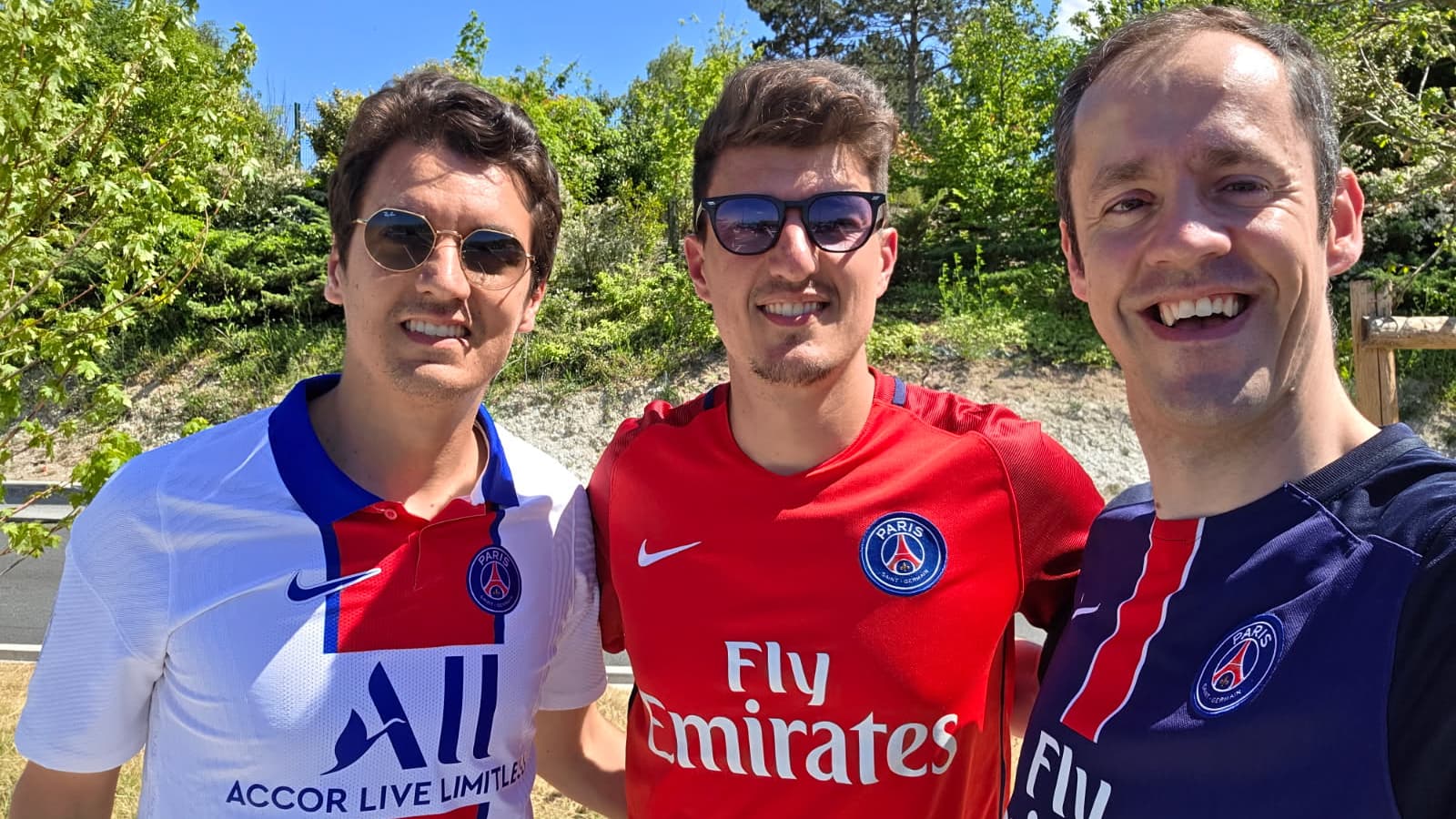 Un groupe de supporters du PSG font le trajet jusqu'à Munich pour la finale de la Ligue des champions, 30 mai 2025