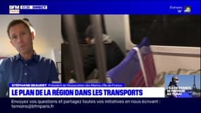 Transports en commun: "on est en train de travailler sur l'organisation des gares, la désinfection des trains, les contrôles, les sanctions", assure Stéphane Beaudet, président de l'Association des maires d'Ile-de-France