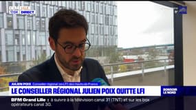 Nord: le conseiller régional Julien Poix quitte la France Insoumise