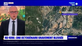 Alpes-de-Haute-Provence: une octogénaire grièvement blessée sur la RD4096 à Montfort