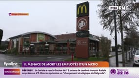 Il menace de mort les employés d'un McDo