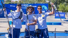 Tir à l'arc - Baptiste Addis, Jean-Charles Valladont et Thomas Chirault, le 13 juillet 2025 à Madrid
