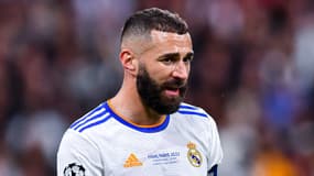 Benzema lors de la finale de la Ligue des champions, le 28 mai 2022.