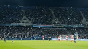 Les supporters du Havre lors de la réception de Reims, le 10 novembre 2024.