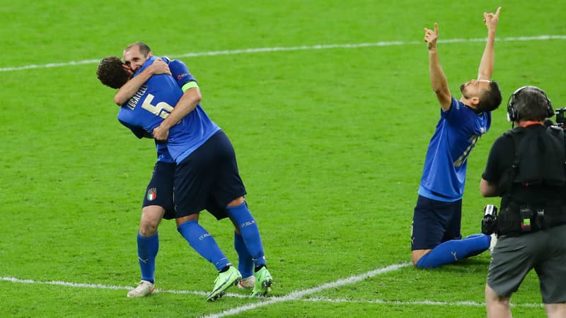 Euro 2021: l'explosion de joie des Italiens, à Wembley et à Rome