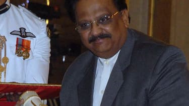 Le chanteur indien S.P. Balasubrahmanyam