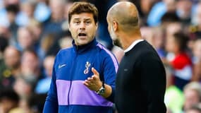 Mauricio Pochettino et Pep Guardiola