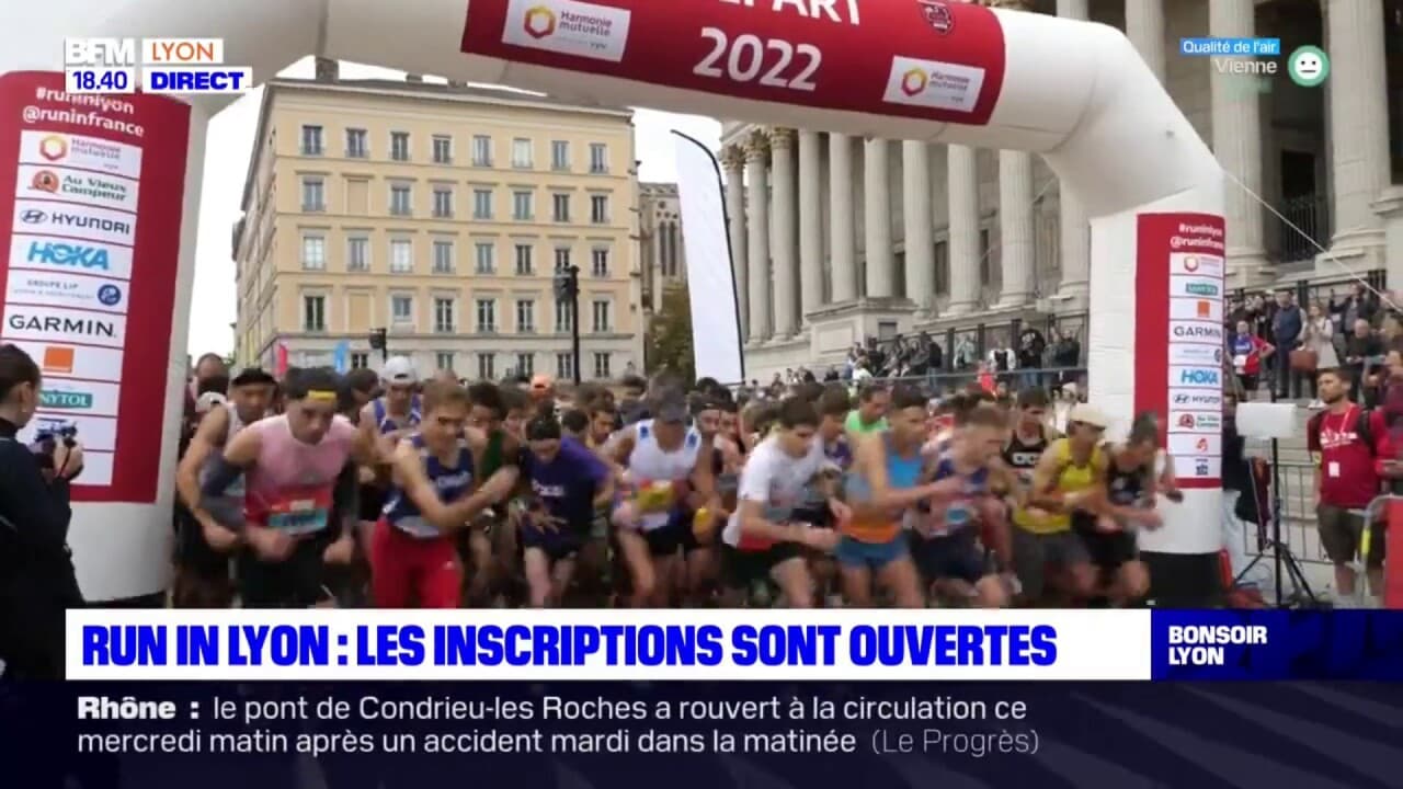 Run in Lyon les inscriptions sont ouvertes