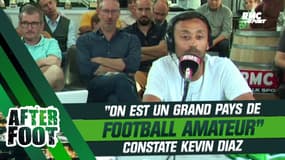 "On est un grand pays de football amateur" constate Kevin Diaz