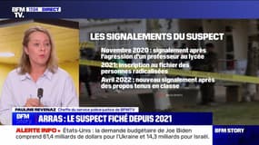 Story 3 : Attaque d'Arras, le suspect fiché depuis 2021 - 20/10