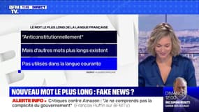 Un nouveau mot français le plus long: vrai ou faux? - BFMTV répond à vos questions