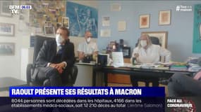 Coronavirus: le professeur Didier Raoult présente les résultats de son étude sur la chloroquine à Emmanuel Macron