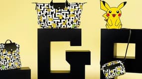 La ligne Lonchamp estampillée du célèbre pokémon Pikachu.