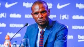 Eric Abidal, à Barcelone le 6 août 2018