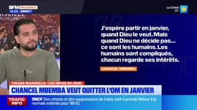 OM: Chancel Mbemba veut quitter le club au mercato d'hiver