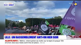 Lille: un rassemblement anti-RN lundi soir